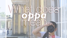 Korean oppa meaning